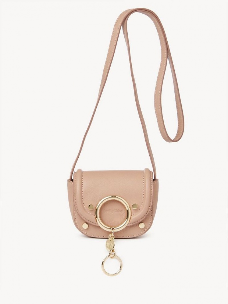 Chloe Mara Micro Skuldertasker Kaffe Lyserød | CHE-SR14606