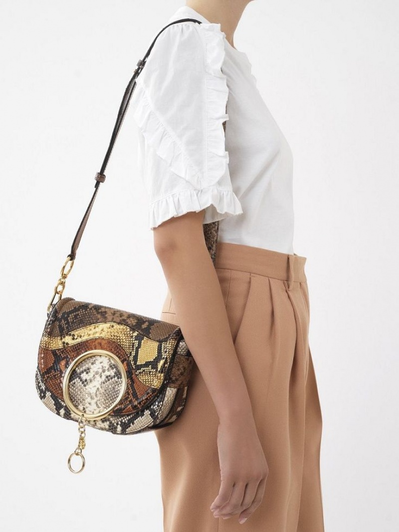 Chloe Mara Skuldertasker Brune | CHE-SR14597