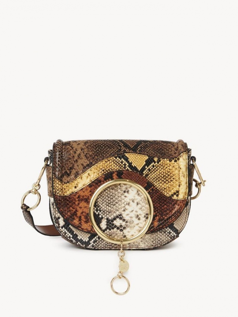 Chloe Mara Skuldertasker Brune | CHE-SR14597