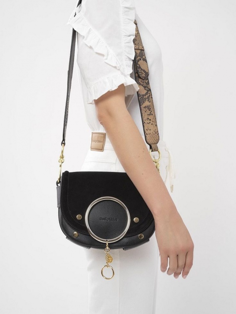 Chloe Mara Skuldertasker Sort | CHE-SR14596