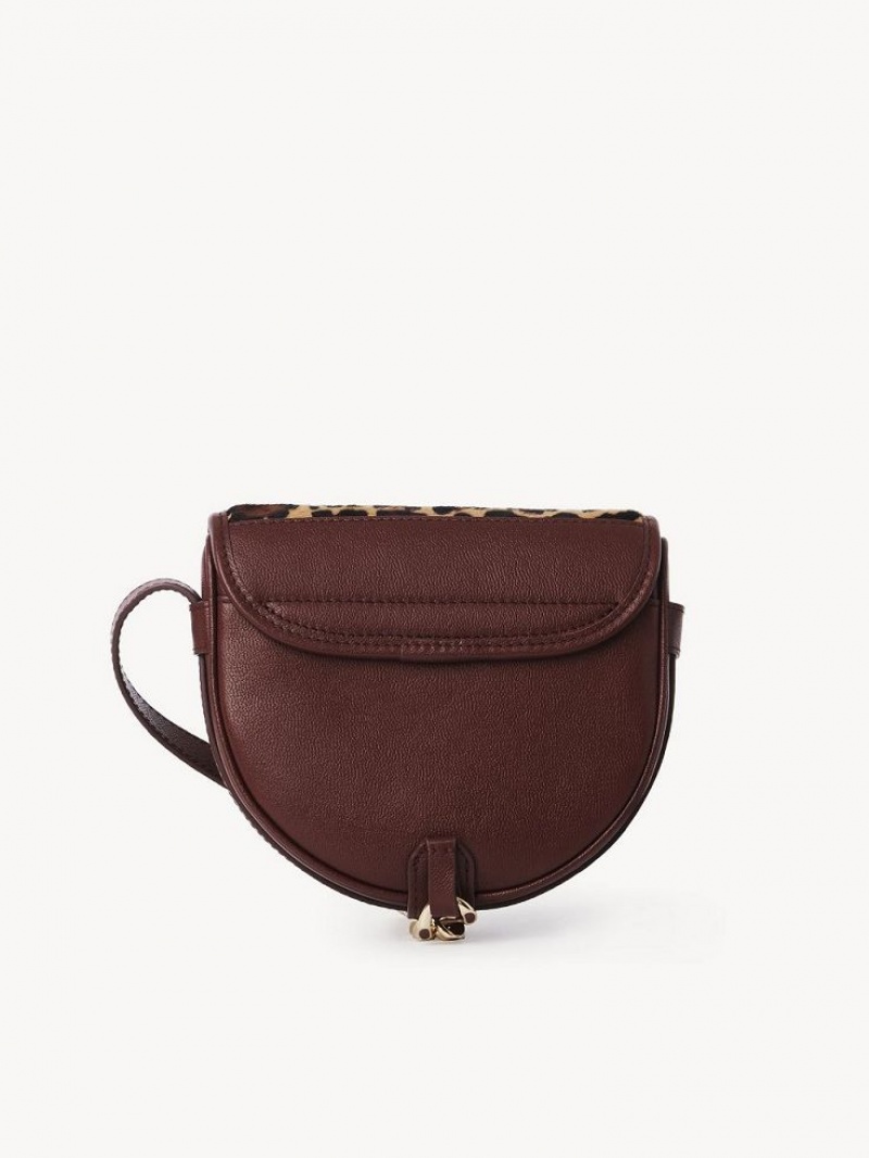 Chloe Mara Small Saddle Skuldertasker Kobber Brune | CHE-SR14603