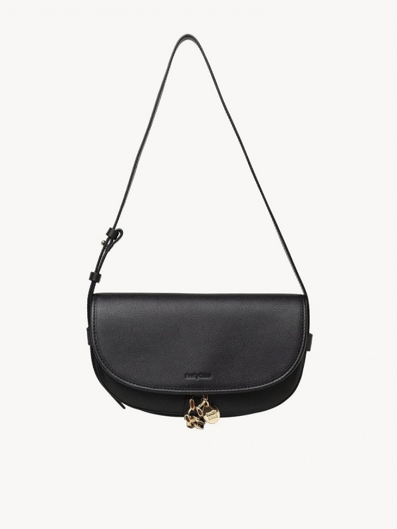 Chloe Mara Uette Skuldertasker Sort | CHE-SR14630