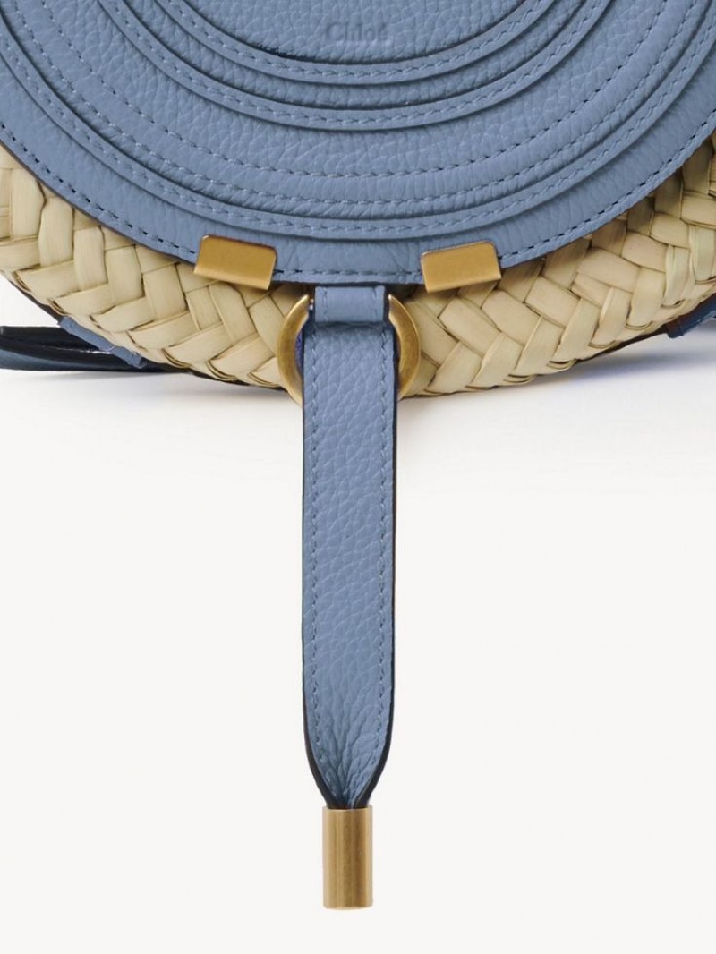 Chloe Marcie Basket Crossbody Taske Dyb Blå | CHE-SR13477