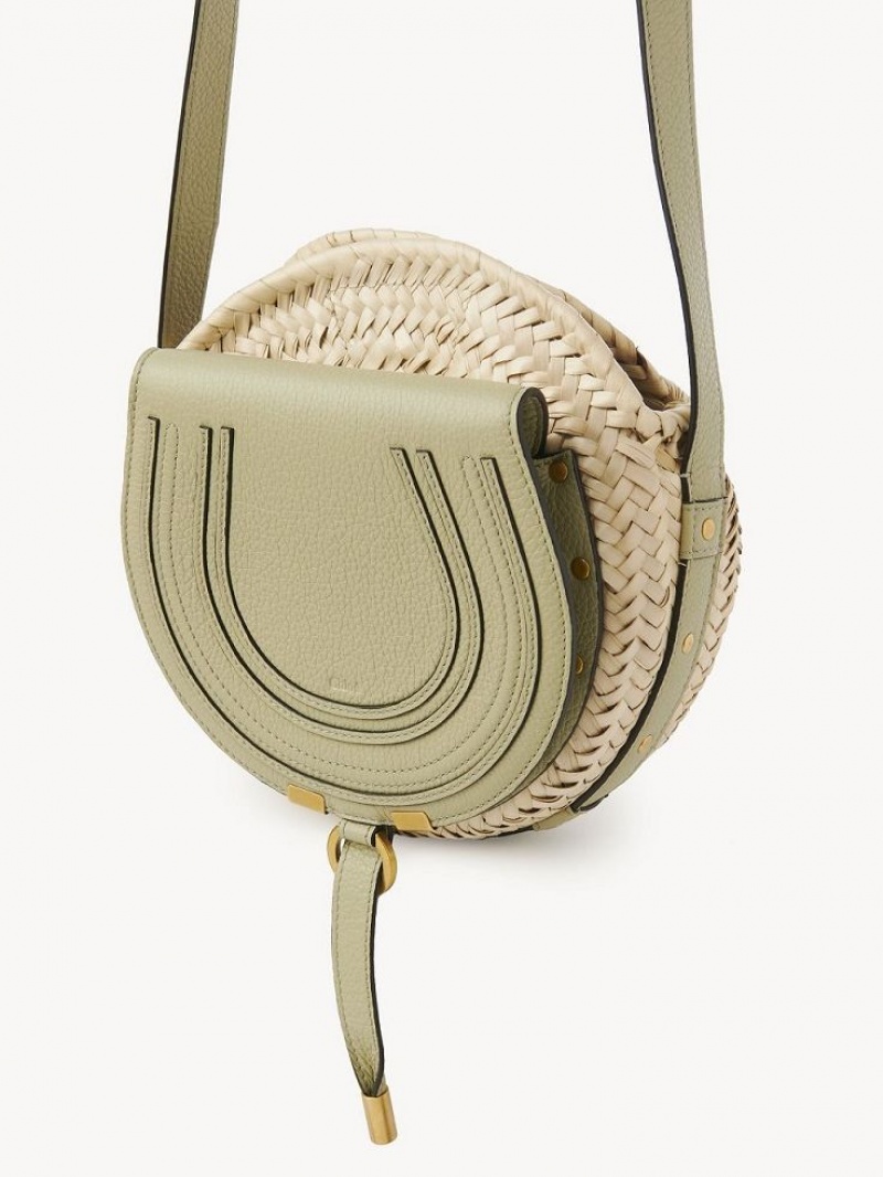 Chloe Marcie Basket Crossbody Taske Grøn | CHE-SR13486