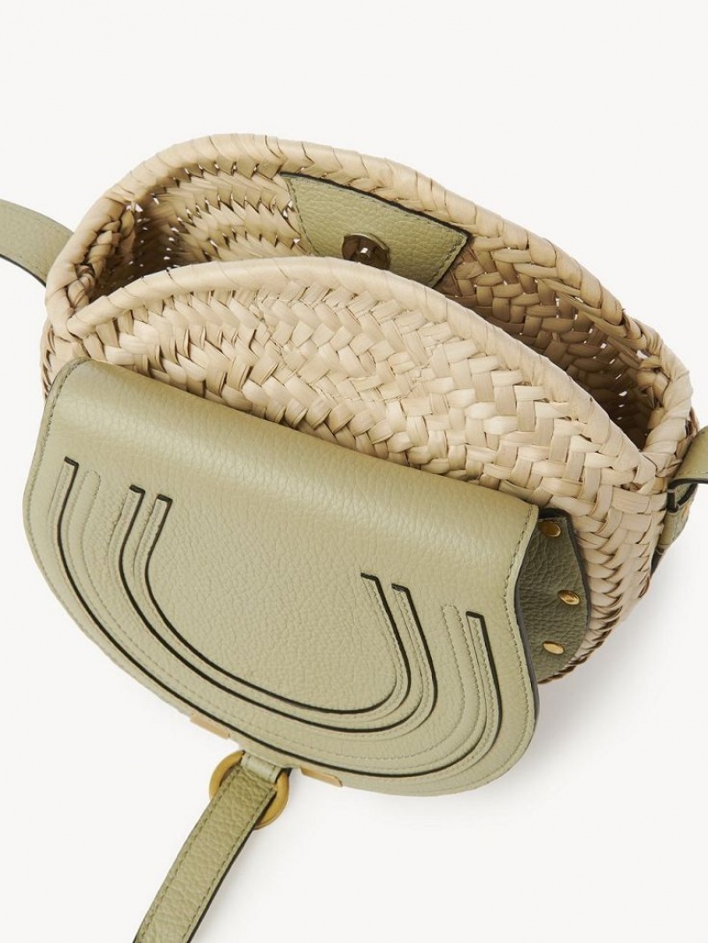 Chloe Marcie Basket Crossbody Taske Grøn | CHE-SR13486