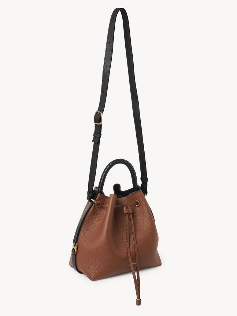 Chloe Marcie Bucket Crossbody Taske Brune | CHE-SR13614