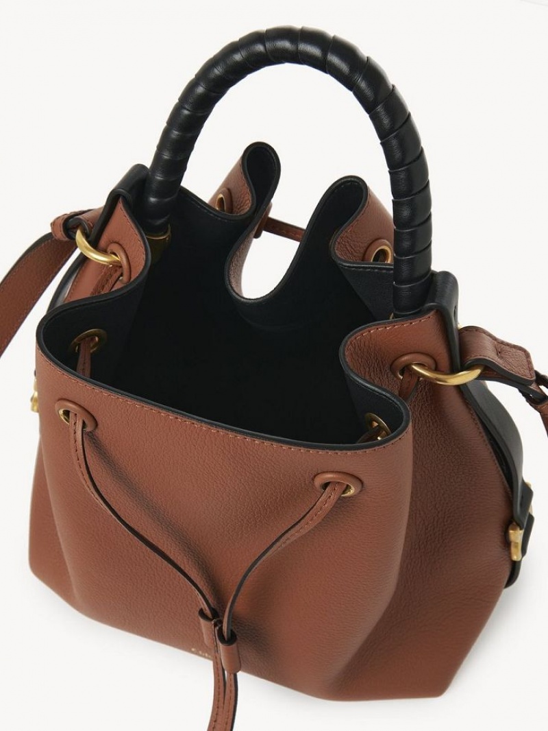 Chloe Marcie Bucket Crossbody Taske Brune | CHE-SR13614