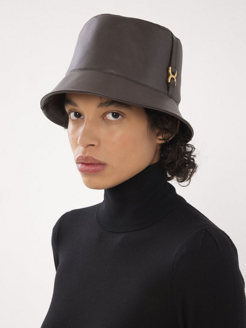 Chloe Marcie Bucket Hat Brune | CHE-SR14468