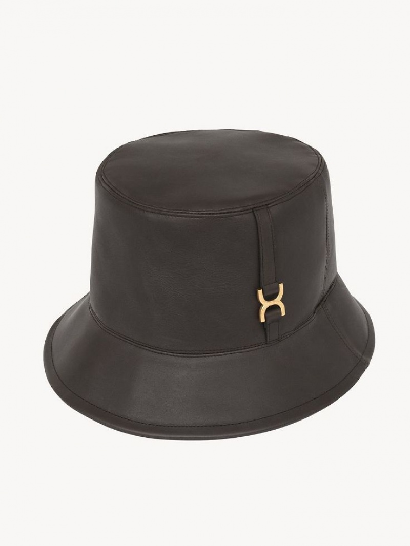 Chloe Marcie Bucket Hat Brune | CHE-SR14468