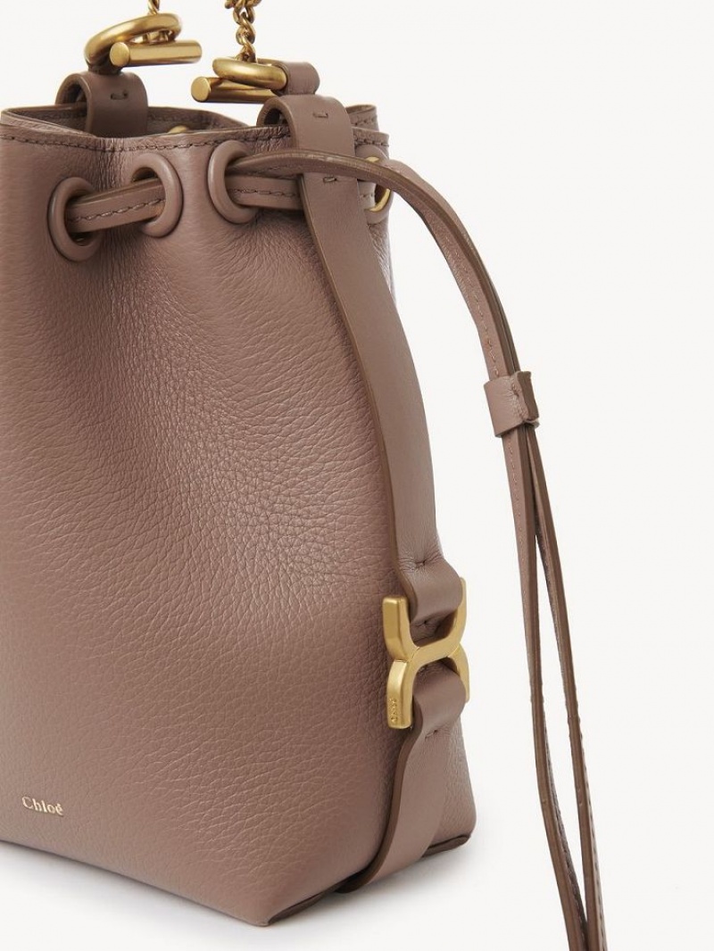 Chloe Marcie Bucket Mini Tasker Brune | CHE-SR13716