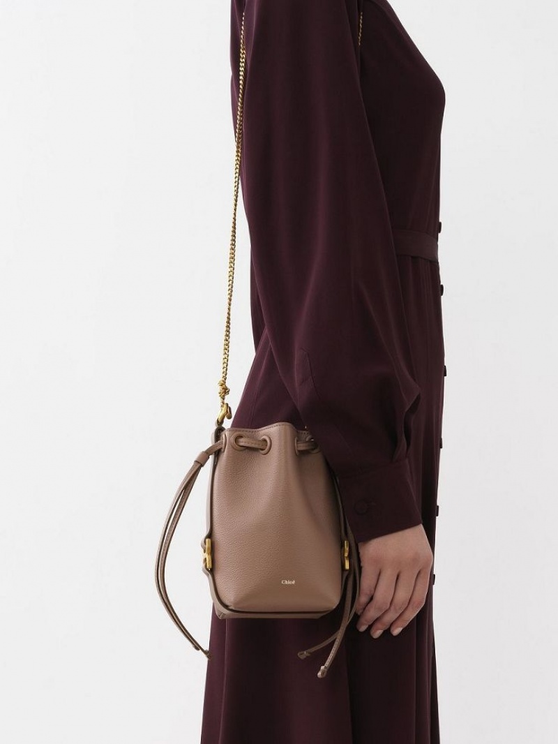 Chloe Marcie Bucket Mini Tasker Brune | CHE-SR13716