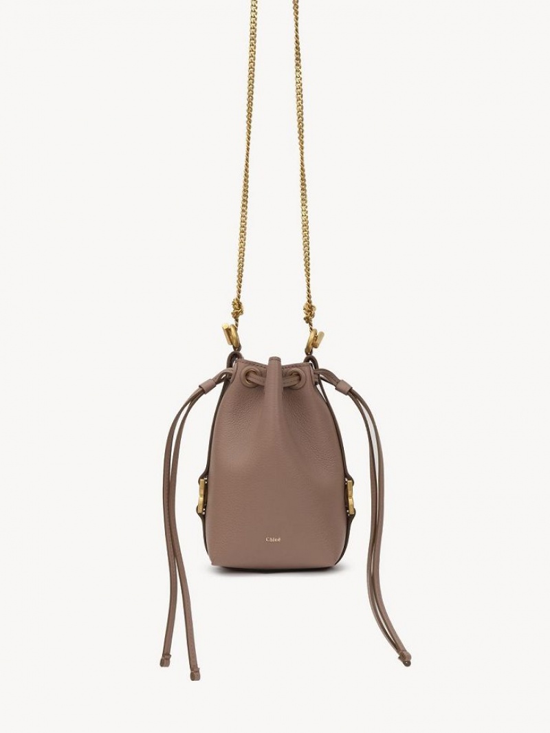 Chloe Marcie Bucket Mini Tasker Brune | CHE-SR13716