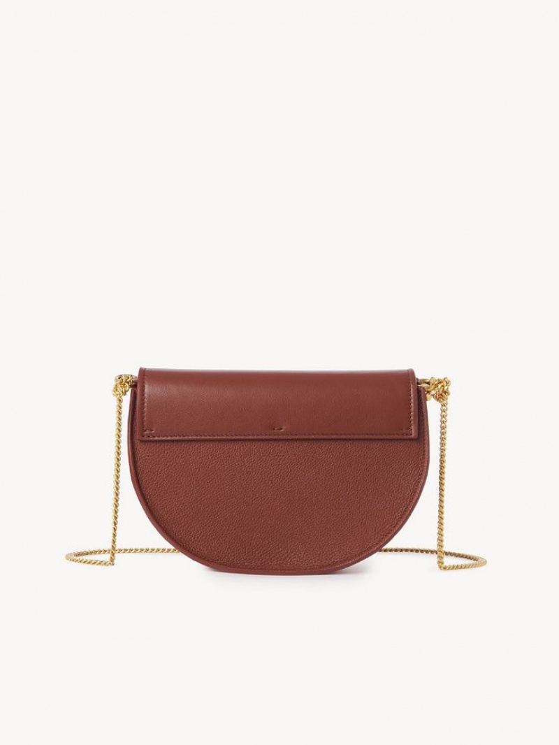 Chloe Marcie Chain Flap Crossbody Taske Brune | CHE-SR13461