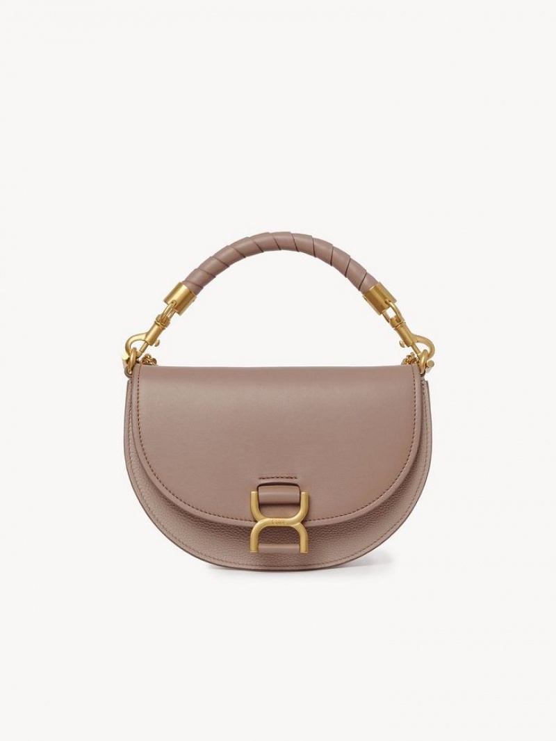 Chloe Marcie Chain Flap Crossbody Taske Brune | CHE-SR13618