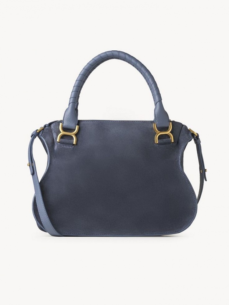 Chloe Marcie Double Carry Crossbody Taske Dyb Grå Mørkeblå | CHE-SR13517