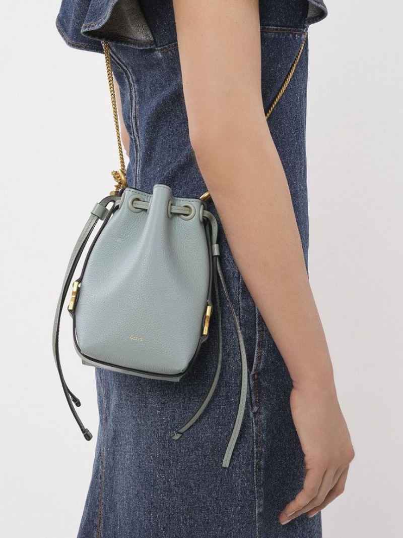 Chloe Marcie Micro Bucket Crossbody Taske Grøn | CHE-SR13589