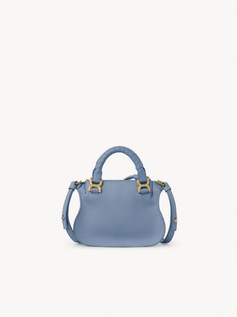 Chloe Marcie Mini Double Carry Crossbody Taske Dyb Blå | CHE-SR13563