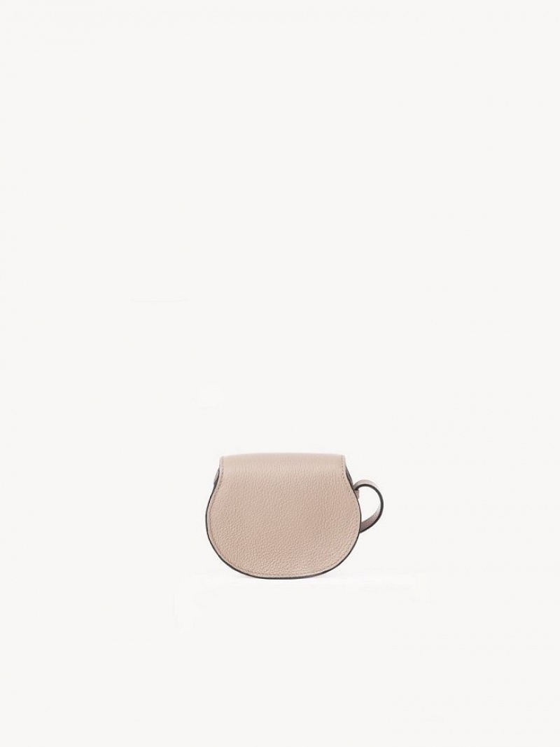 Chloe Marcie Nano Saddle Mini Tasker Beige | CHE-SR13696