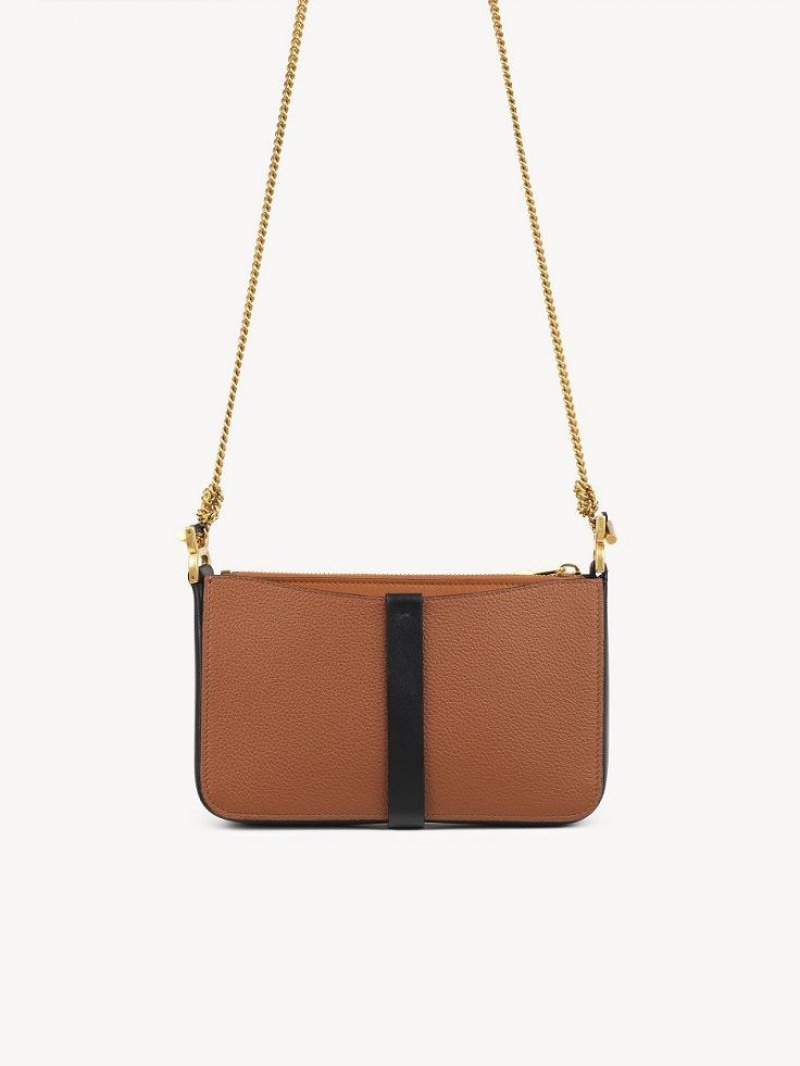 Chloe Marcie Pouch On Chain Mini Tasker Brune | CHE-SR13703