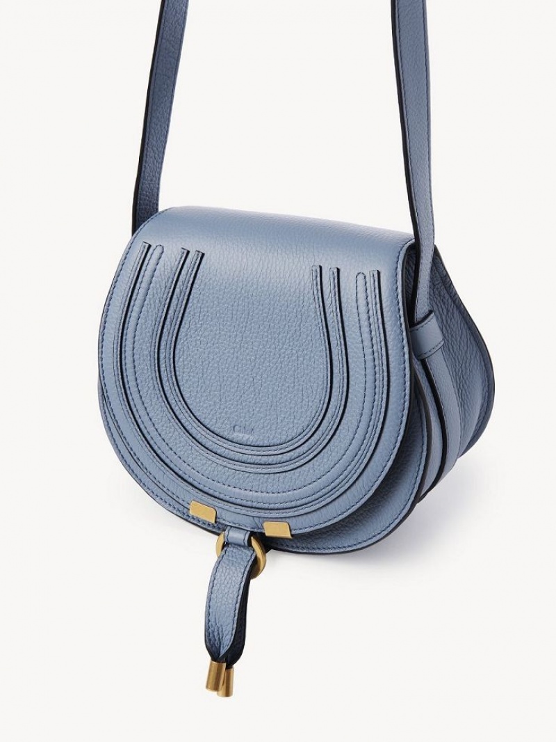 Chloe Marcie Small Crossbody Taske Dyb Blå | CHE-SR13496