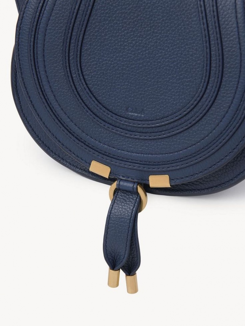 Chloe Marcie Small Crossbody Taske Mørkeblå | CHE-SR13571