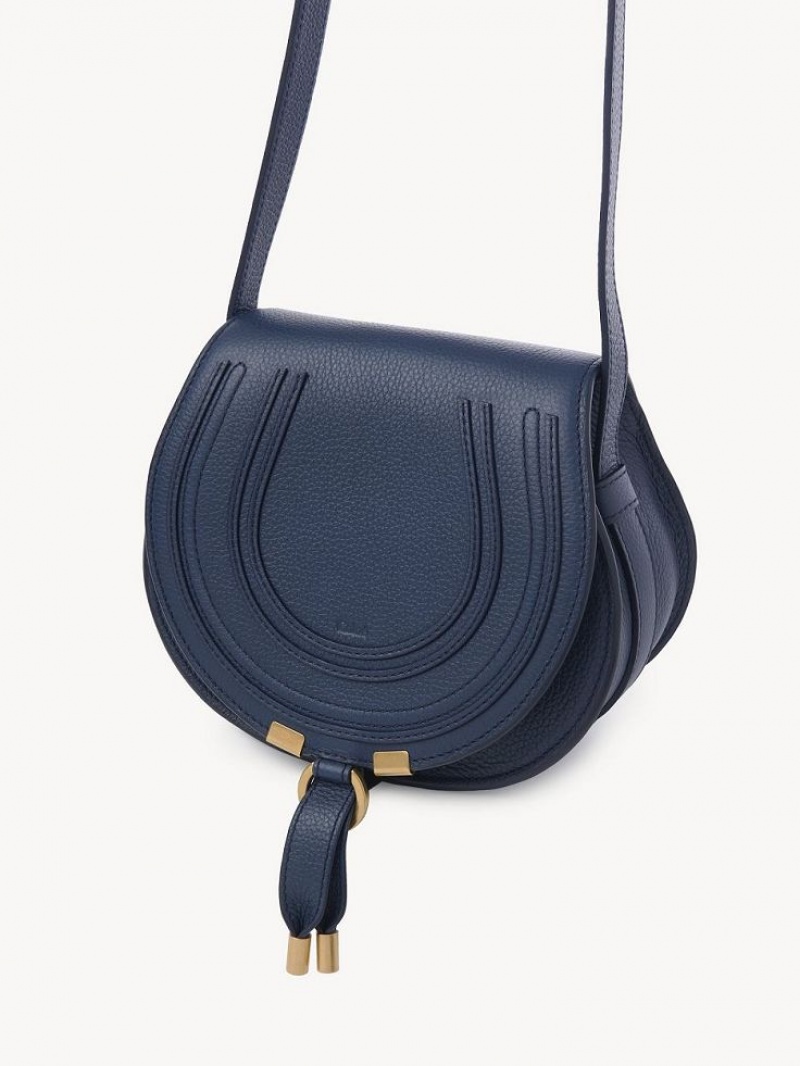 Chloe Marcie Small Crossbody Taske Mørkeblå | CHE-SR13571