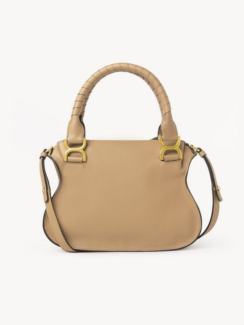 Chloe Marcie Small Double Carry Crossbody Taske Brune | CHE-SR13468