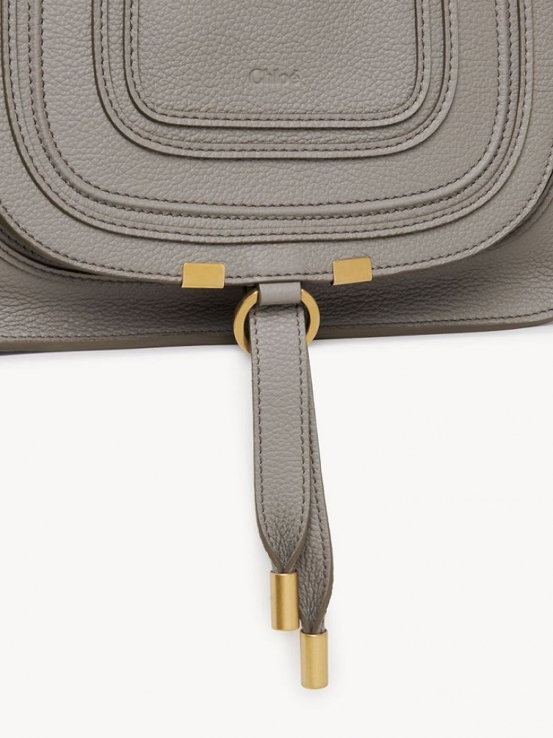 Chloe Marcie Small Double Carry Crossbody Taske Grå | CHE-SR13547