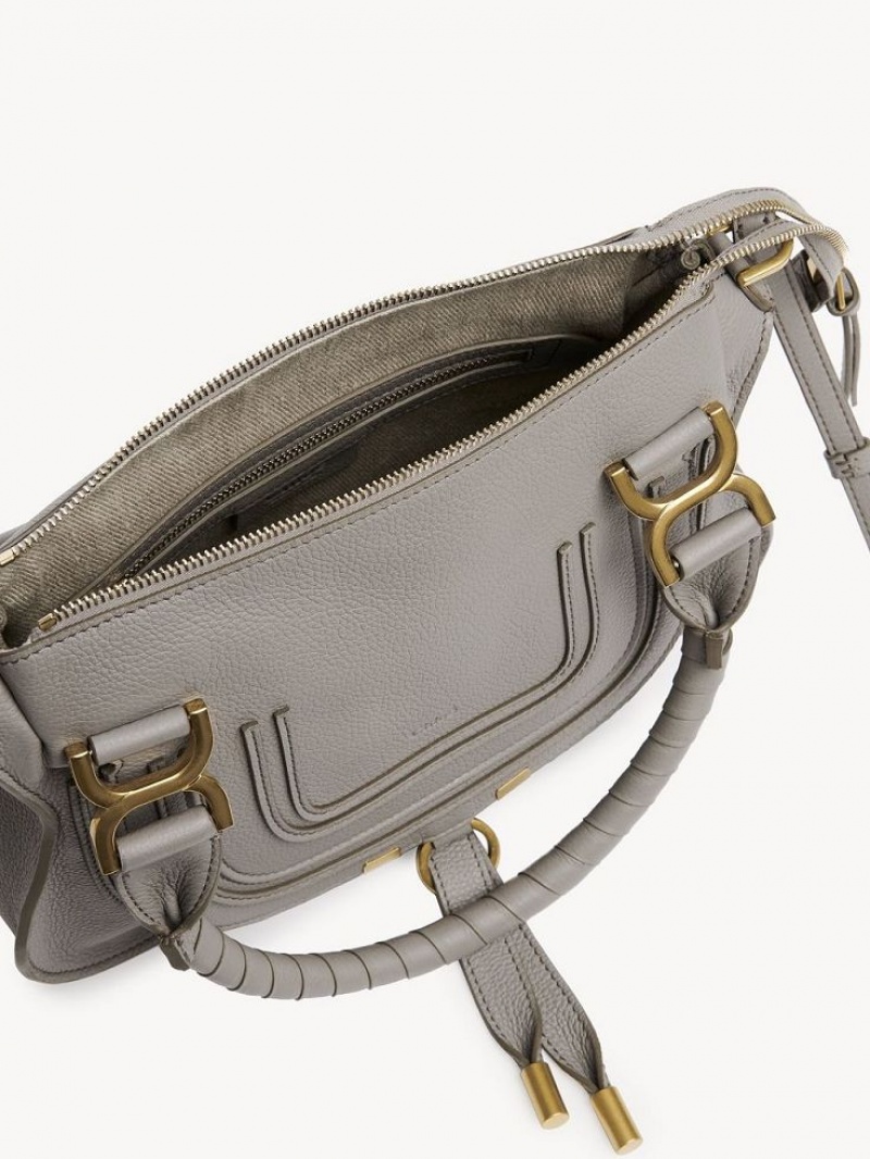 Chloe Marcie Small Double Carry Crossbody Taske Grå | CHE-SR13547