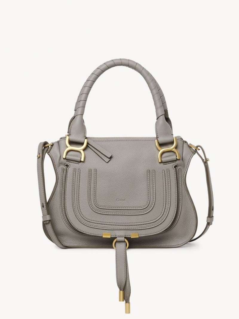 Chloe Marcie Small Double Carry Crossbody Taske Grå | CHE-SR13547