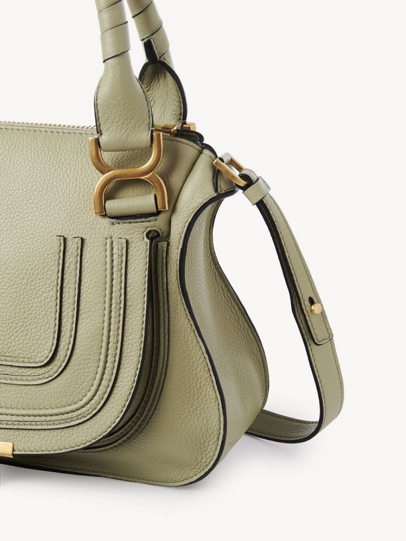 Chloe Marcie Small Double Carry Crossbody Taske Grøn | CHE-SR13554