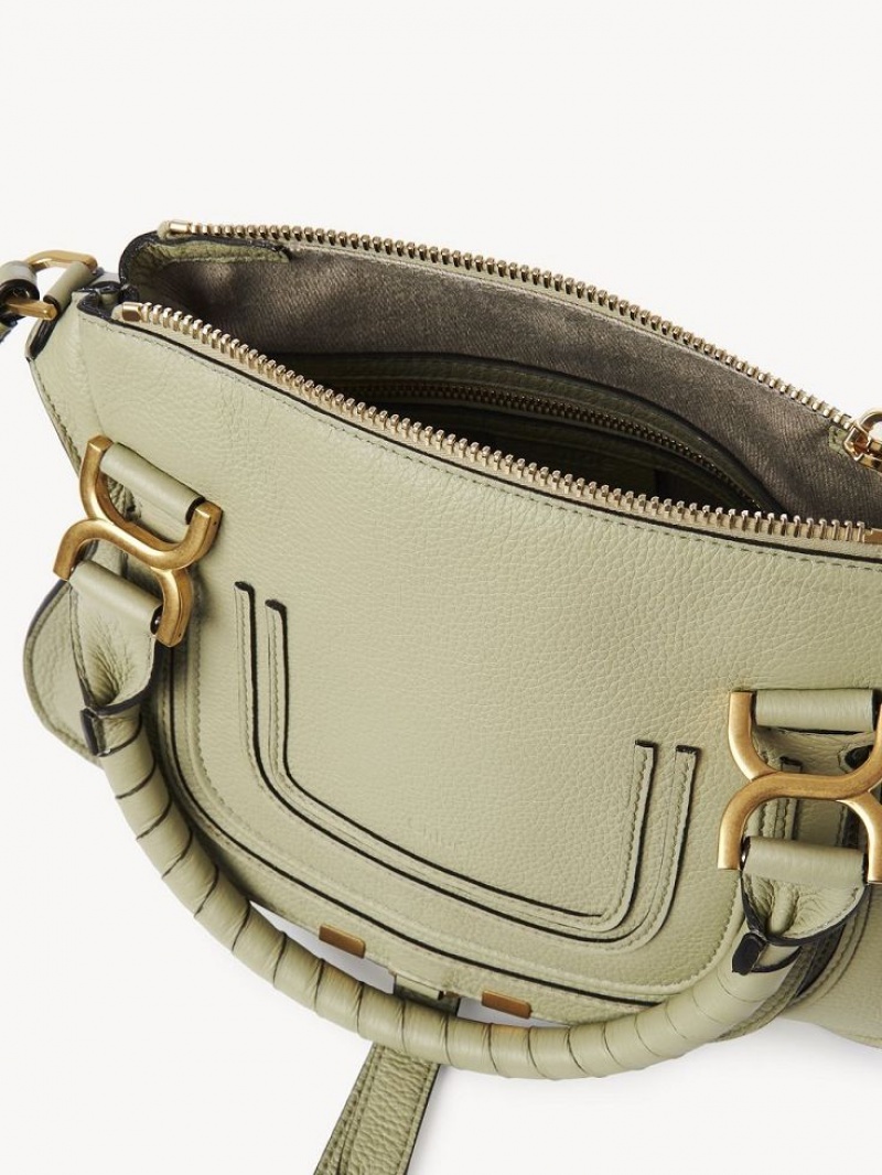 Chloe Marcie Small Double Carry Crossbody Taske Grøn | CHE-SR13554