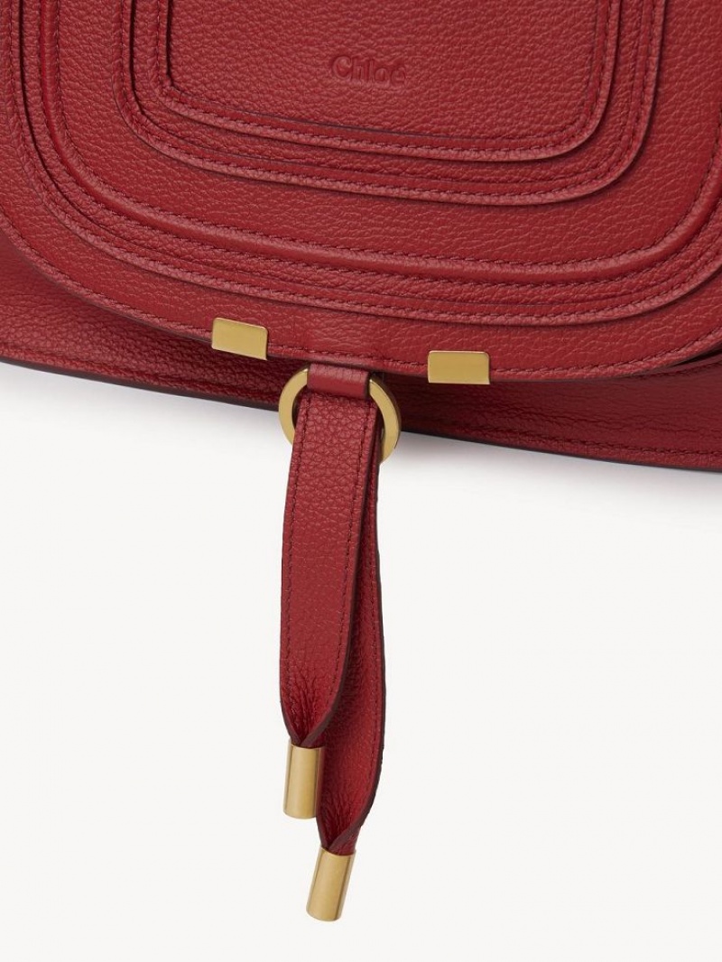 Chloe Marcie Small Double Carry Crossbody Taske Lyserød | CHE-SR13584