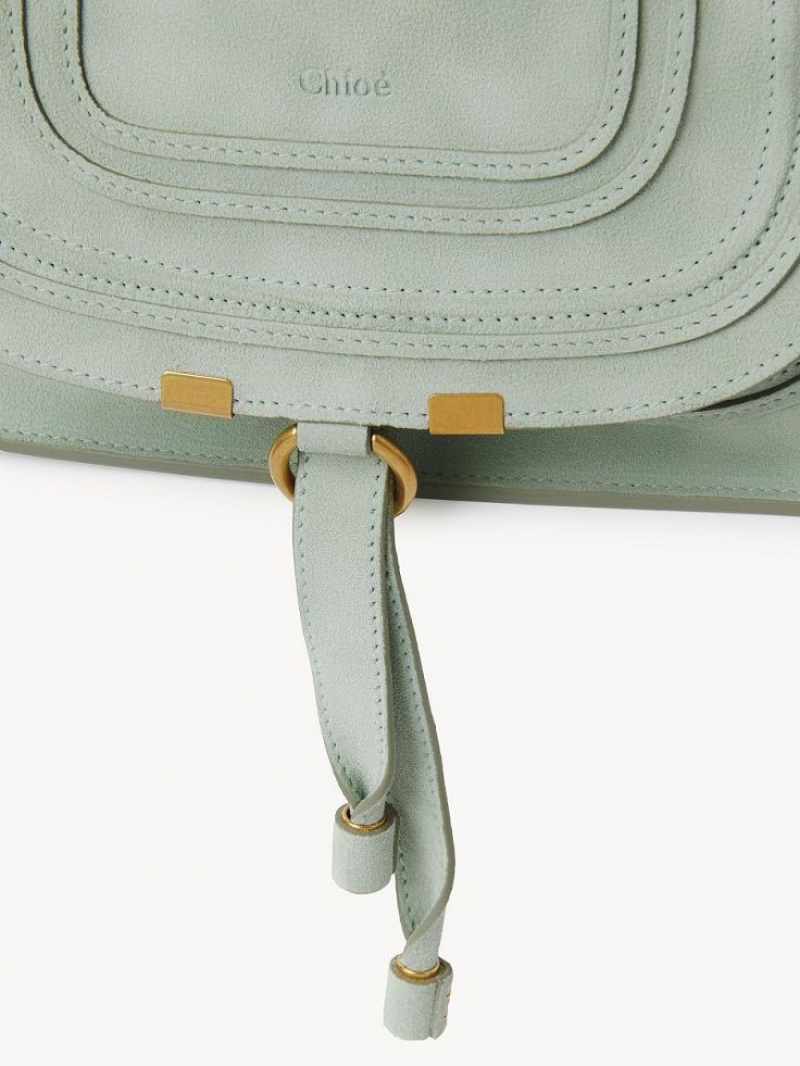 Chloe Marcie Small Double Carry Crossbody Taske Grøn | CHE-SR13601