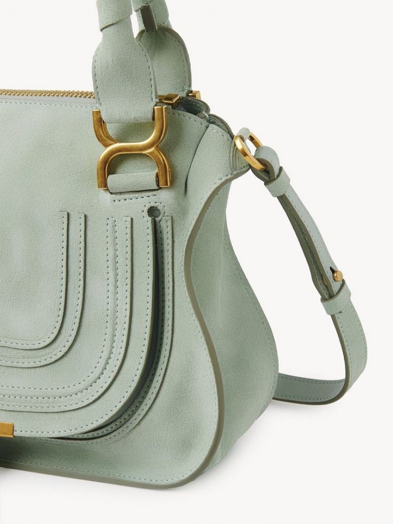 Chloe Marcie Small Double Carry Crossbody Taske Grøn | CHE-SR13601