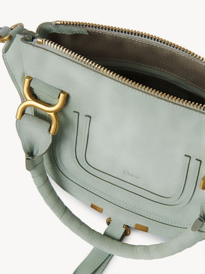 Chloe Marcie Small Double Carry Crossbody Taske Grøn | CHE-SR13601