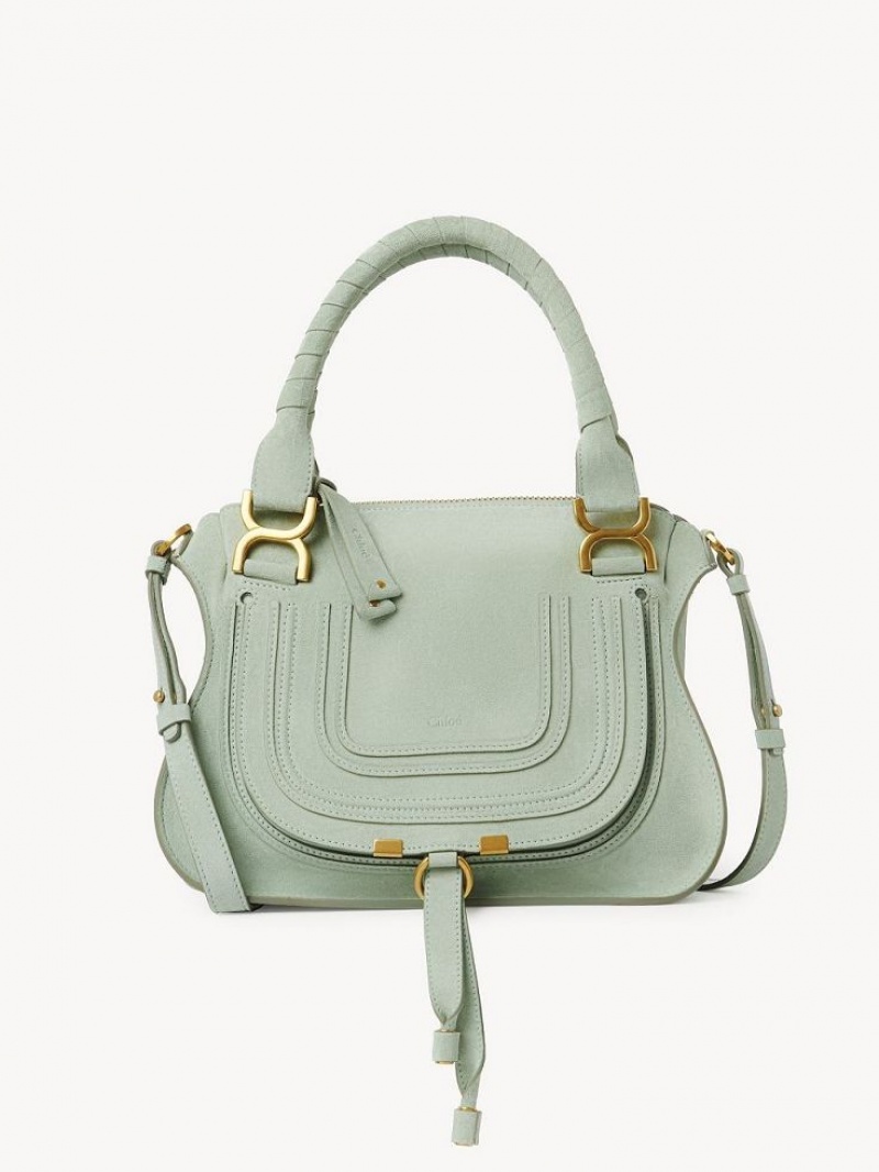 Chloe Marcie Small Double Carry Crossbody Taske Grøn | CHE-SR13601