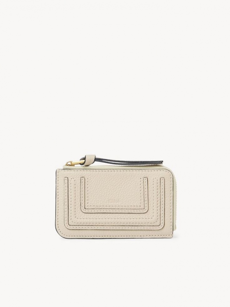 Chloe Marcie Small Møntpung Beige | CHE-SR14318