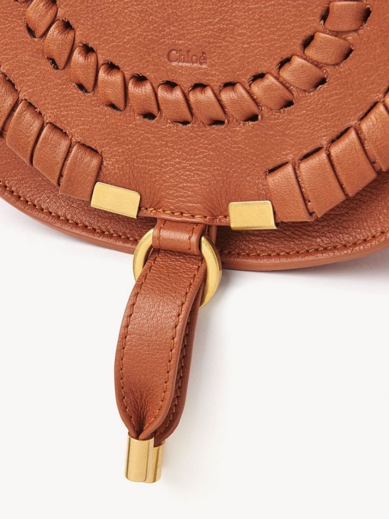 Chloe Marcie Small Saddle Mini Tasker Orange | CHE-SR13665