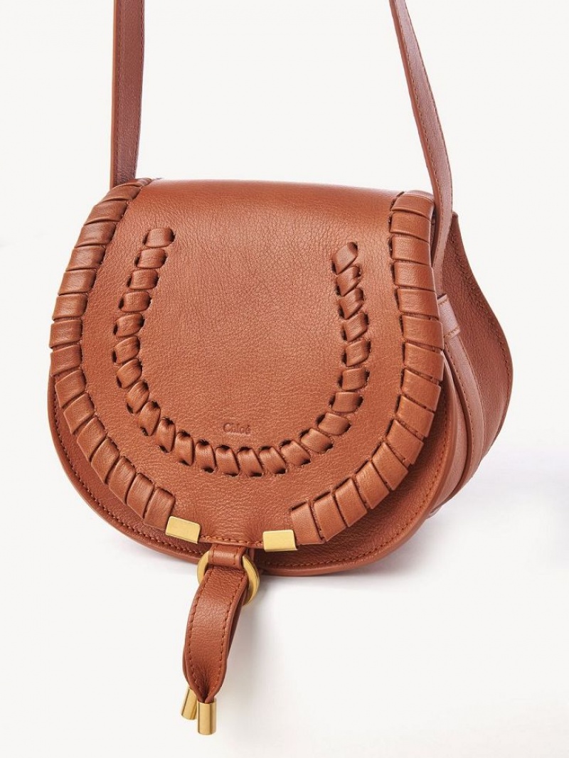 Chloe Marcie Small Saddle Mini Tasker Orange | CHE-SR13665