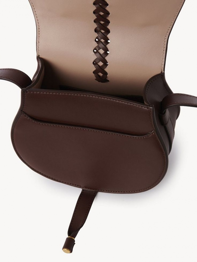 Chloe Marcie Small Saddle Skuldertasker Rød | CHE-SR13415