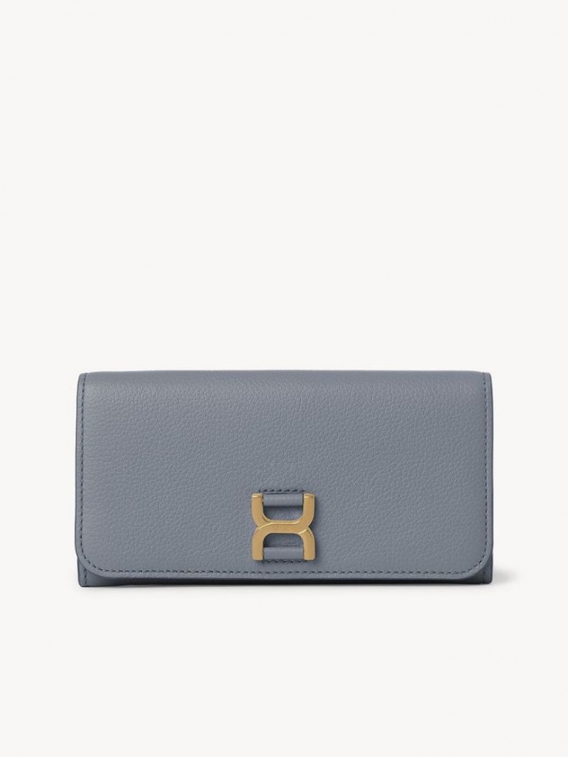 Chloe Marcie With Flap Stor Pung Blå | CHE-SR14302