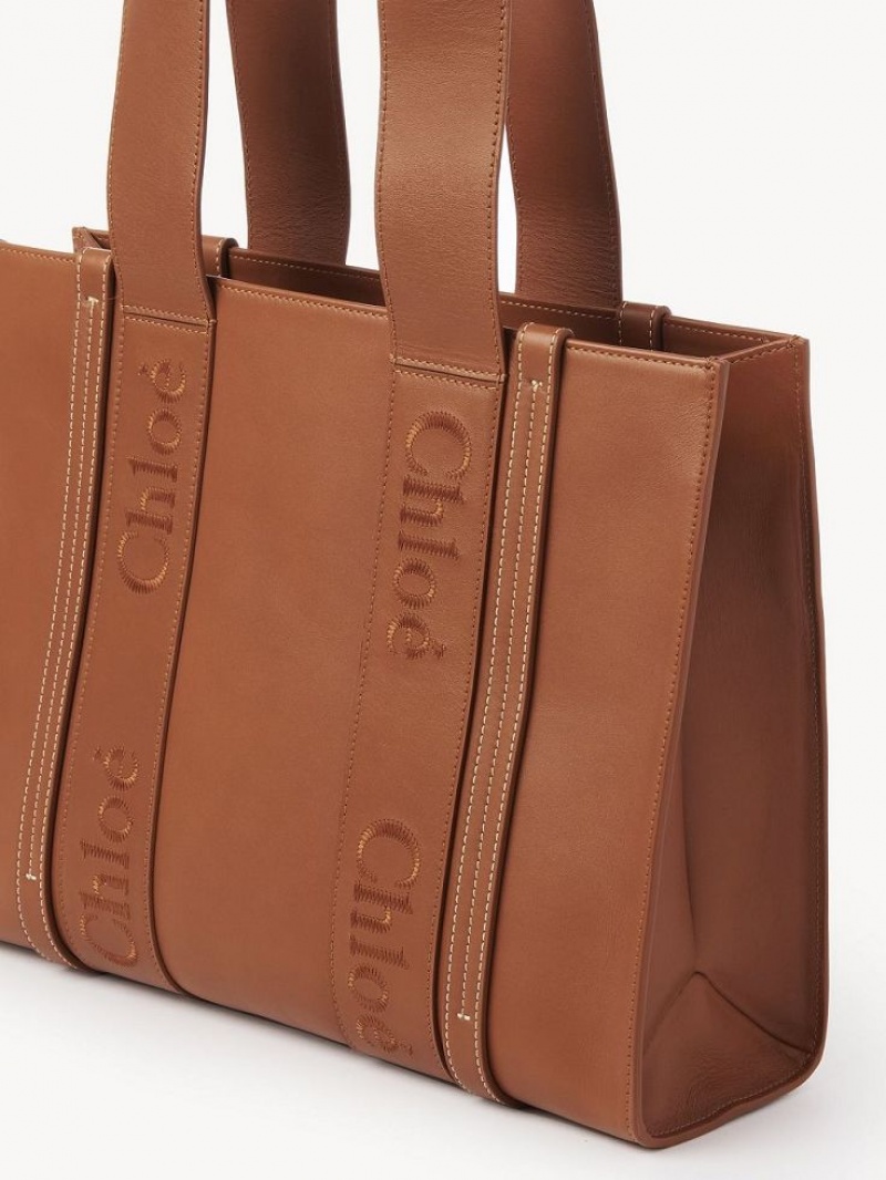 Chloe Medium Woody Muleposer Brune | CHE-SR13346