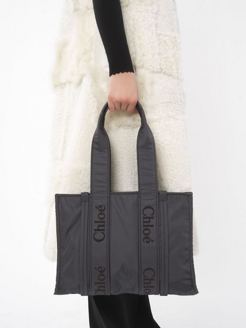 Chloe Medium Woody Muleposer Grå | CHE-SR13350