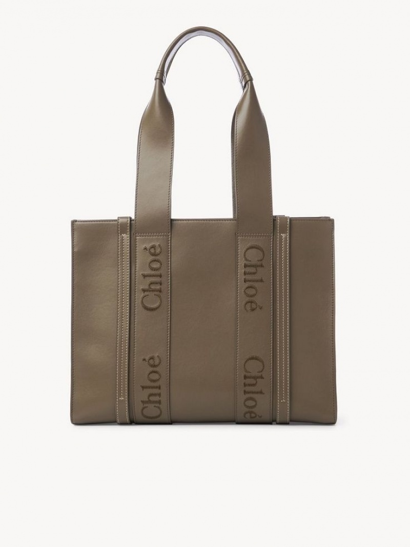 Chloe Medium Woody Muleposer Grøn | CHE-SR13340