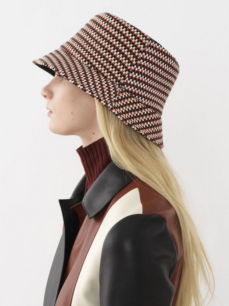 Chloe Meril Bob Hat Rød Brune | CHE-SR14495