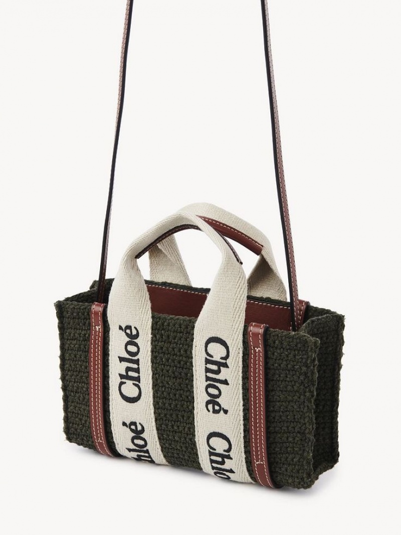 Chloe Mini Woody Crossbody Taske Grå | CHE-SR13465