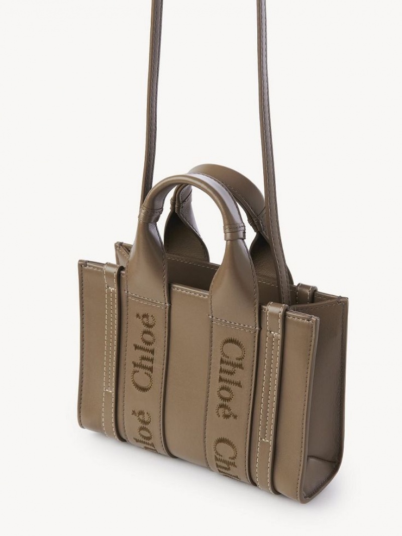 Chloe Mini Woody Crossbody Taske Grøn | CHE-SR13521