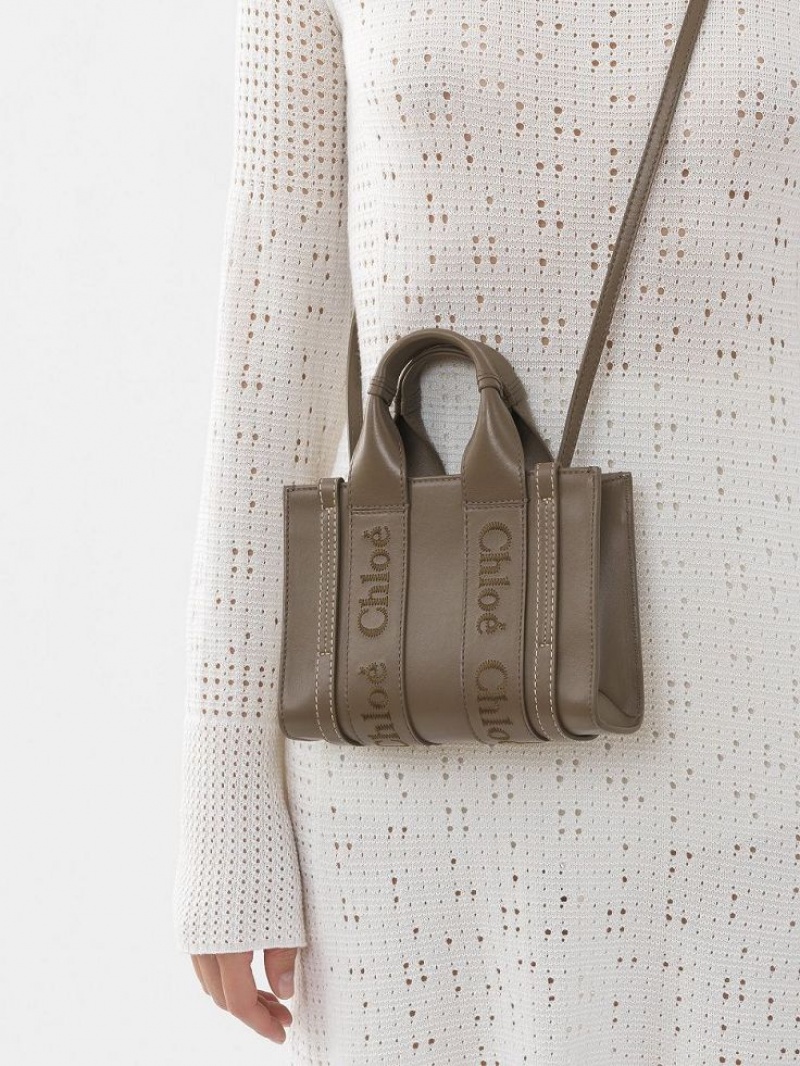 Chloe Mini Woody Crossbody Taske Grøn | CHE-SR13521