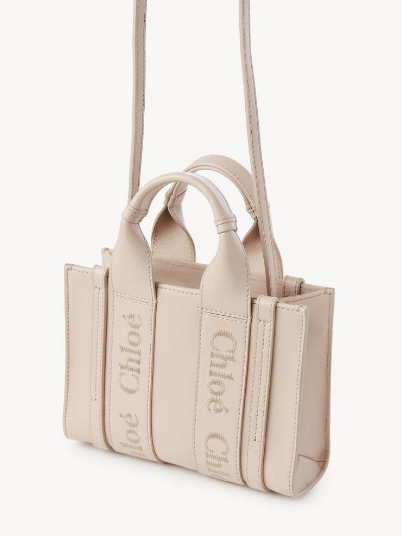 Chloe Mini Woody Crossbody Taske Lyserød | CHE-SR13562